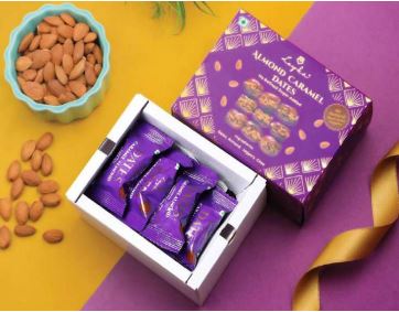 ALMOND CARAMEL DATES  (11PCS) BOX