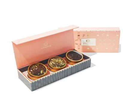 BLUSH  ASSORTED TEA GIFT SET 3-LOOSE-LEAF TEAS
